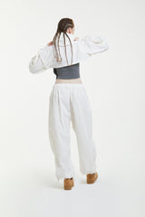 ログワイドパンツ / LOG WIDE PANTS