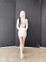 991. リンクドコンビミニスカート