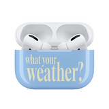 weather Airpods case-sky(vanilla)