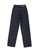サマーワイドデニムパンツ / W1016 SUMMER WIDE DENIM PANTS_DEEP BLUE