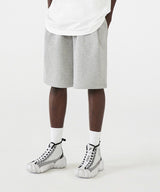ディープ ワン タック スウェット バミューダ ショーツ / DEEP ONE TUCK SWEAT BERMUDA SHORTS_D.GREY