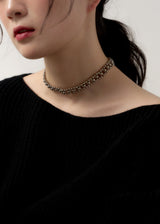lace ball chain necklace
