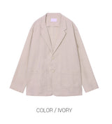 Never Linen Over Blazer (4color)