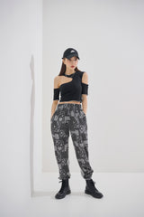 ネックアンフットクロップTシャツ / TOP(9198) Neck Unfoot Crop Tee