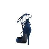String Stiletto Heel(Navy)