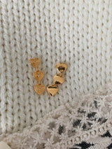 [925silver] メロディーハートピアス / [925silver] Melody heart earrings