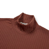 ハリスシルキータートルネックロングスリーブ / harris silky turtle neck long sleeve burgandy