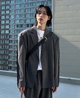シティボーイダメージブレザー (2 color) (6678008692854)