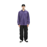 VELVET OPEN RUGBY SHIRTS PURPLE