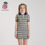 アーガイルニットワンピース/ARGYLE KNIT DRESS