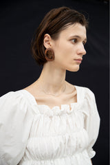 Magnolia puffy cotton blouse (6569462497398)