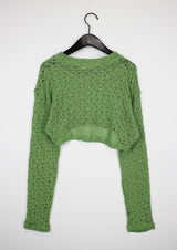 フロンクロップニット/Flon Crop Knit (4color)