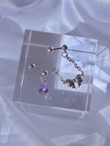 violet ribbon piercing