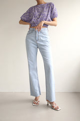 アンジェラジーンズ / ANJELA JEANS / LONG STRAIGHT DENIM PANTS