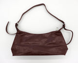 Rait leather baguette shoulder bag