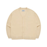 [24SS] シンボルロゴリベットテリーカーディガン BEIGE