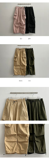 ヒップストリングワイドカーゴパンツ / Hip String Wide Cargo Pants