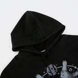 SECRET HAND HOODIE - BLACK (6692510335094)