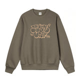 RLCN1005 ストロークタグロゴスウェット/RLCN1005 Stroke Tagging Logo Sweat Shirt - Taupe