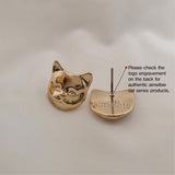 キャットフェイスピアス / Melbie The Cat Series - Cat Face Piercing (Gold)