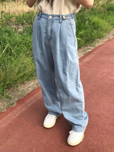 サマーピンタックデニム