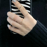 ミニハートレイヤードリングセット / Mini Heart Layered Ring 10 Set (2 color)