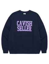 ブークルカレッジスウェットシャツ/BOUCLE COLLEGE SWEATSHIRT NAVY(CV2CFUM469A)