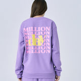 ミリオングリッドスウェットシャツ/MILLION GRID SWEATSHIRT