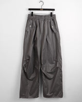 Tissue Coated Parachute Two Way Jogger Wide Pants