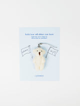 Cosymosy 'Cheer Up' Teddy bear Keyring Card - 5 Color