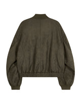87-STAN027 [Vegan Suede]カーブドレイヤーボンバースエードジャケット