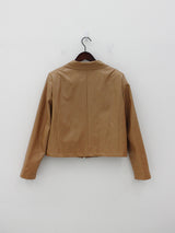 リミットレザージャケット/Limit leather jacket (2color)