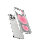 [マグセーフ·ゲルハード]ふわふわハートスマホケース