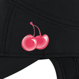 スモールチェリーブラーサーフィンキャップ / SMALL CHERRY BLUR SURFING CAP [BLACK]