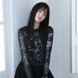 0 5 パンククラブバレリーナトップ / 0 5 punk club ballerina top - BLACK