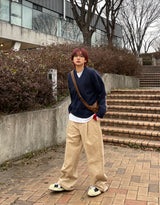 ピーチワイドパンツ