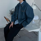 ASCLO Denim Crop Blouson (3color)