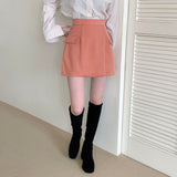 スリットポケットミニスカート / [4color] slit pocket mini skirt