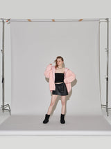 レザースカートパンツ / LEATHER SKIRT-PANTS