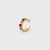 ドゥードゥルイヤーカフ / DOODLE EARCUFF(3mm) SILVER925(18K GOLD PLATED)