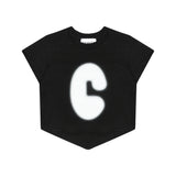 シンボルスカーフクロップド半袖Tシャツ