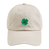 クローバースマイル刺繍ボールキャップ / clover smile embroidery ball cap