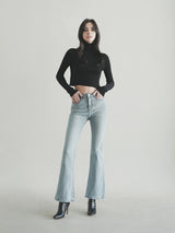 ブーツカットデニムパンツ / W105 BOOTS CUT DENIM PANTS_LIGHT BLUE