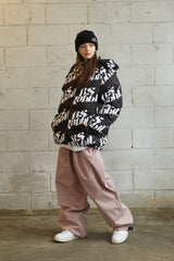 BSR2223FWJK001 LOGO HOODIE WELLON PARKA BLACK