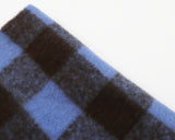 Coing brush check long muffler scarf