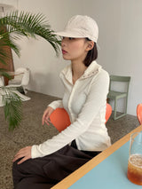 オープンハイネックTシャツ