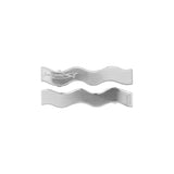 NO.425 [SILVER] WAVE HAIR PIN 2SET