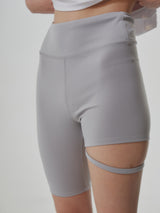 STRAP BIKER SHORTS (2 COLOR) (6682305888374)