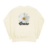 [UNISEX] Back Daisy Flower Smile Sweatshirt