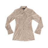 ビンテージスエードロングシャツ / VINTAGE SUEDE LONG SHIRT #BEIGE